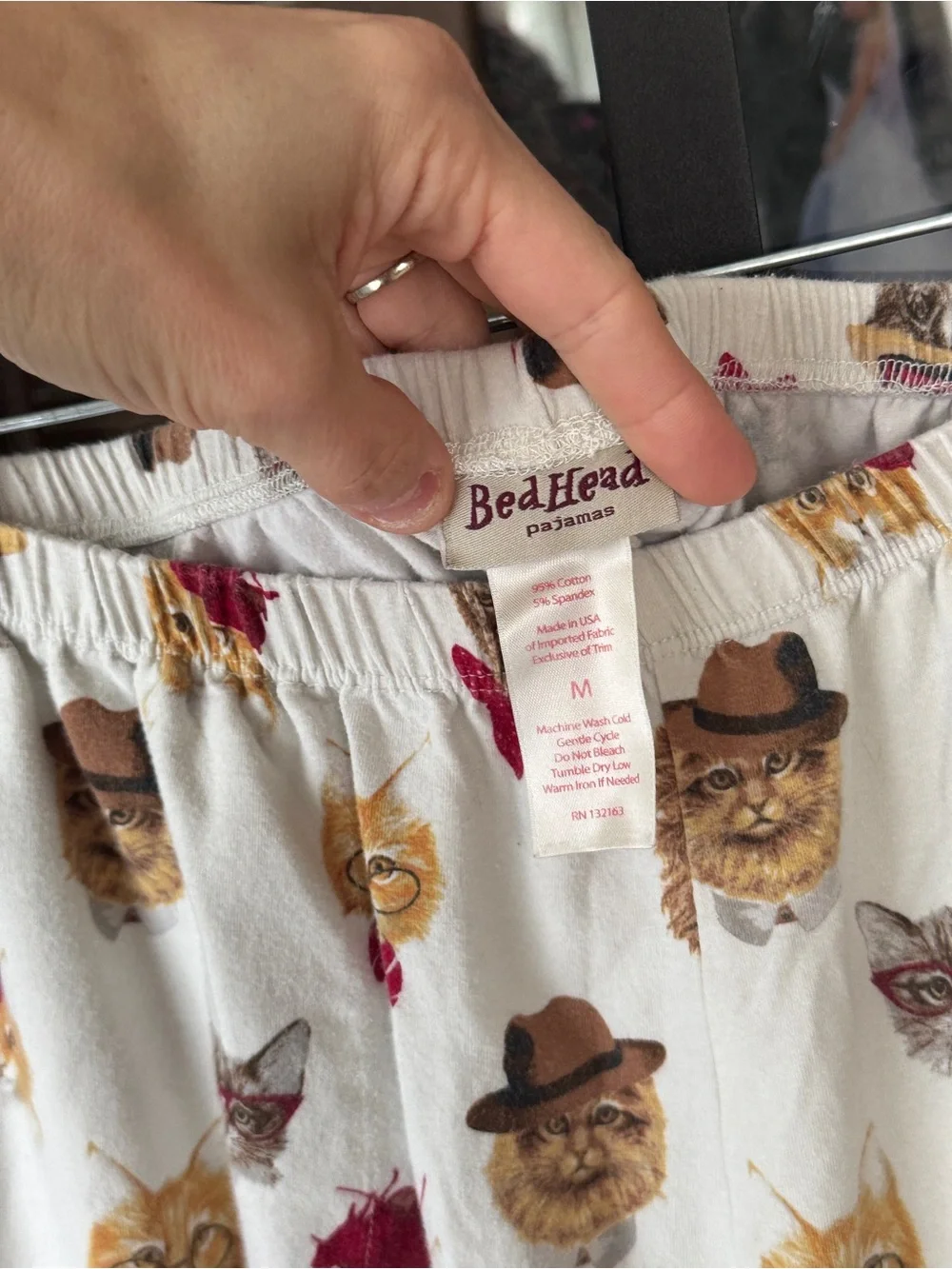 Bedhead pajamas cats funny print pants lions sunglasses hats novelty bowtie